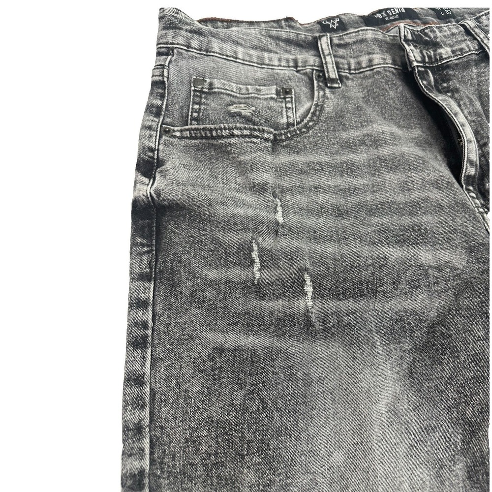 MBX Men's Los Ángeles Denim Jeans 36X32 Slim Straight Stretch Wash Ludlow Jeans - Picture 7 of 16